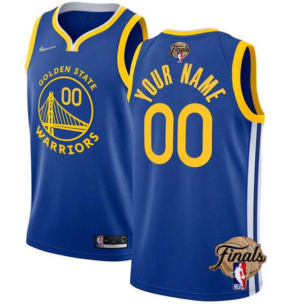 Men & Youth Customized Golden State Warriors Active Player 2022 Royal Finals Stitched Jersey